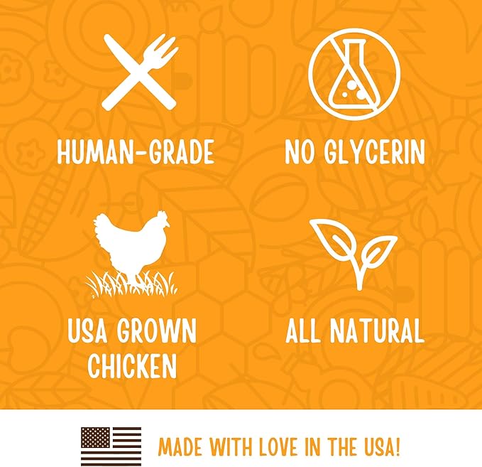 Full Moon Chicken Jerky Tenders Healthy All Natural Dog Treats Human Grade Made in USA 26 oz