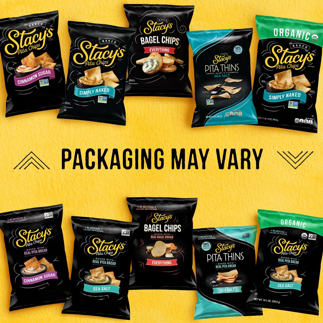 Stacy's Pita Thins Variety Pack, No Artificial Colors or Flavors, 1 Oz (24 Count)