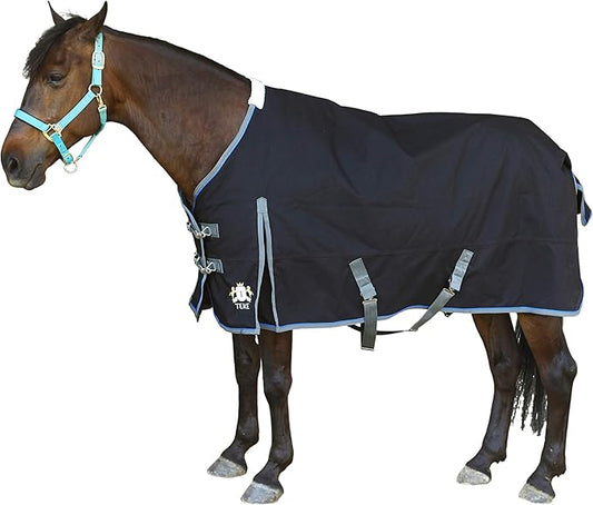 T TEKE Ultimate Turnout Sheet for Horses, 1050D Ballistic Nylon Outer, No Filling