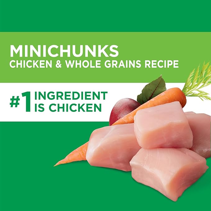 IAMS Proactive Health Minichunks Adult Dry Dog Food with Real Chicken, 7 lb. Bag