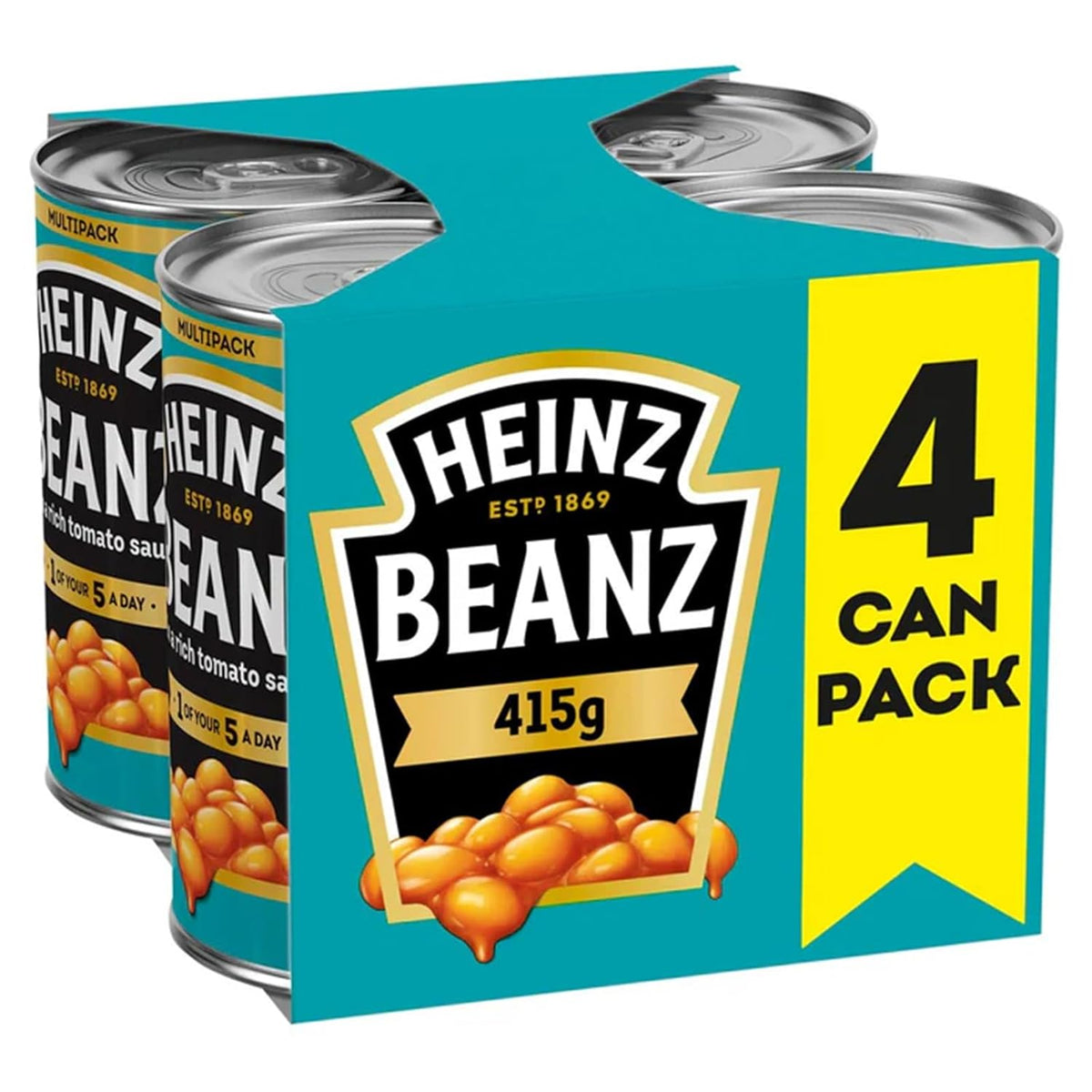 Heinz Baked Beans 415g 4 Pack (England)