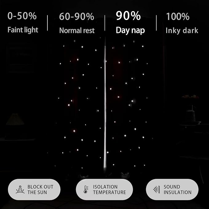XiDi Dream Star Blackout Curtains