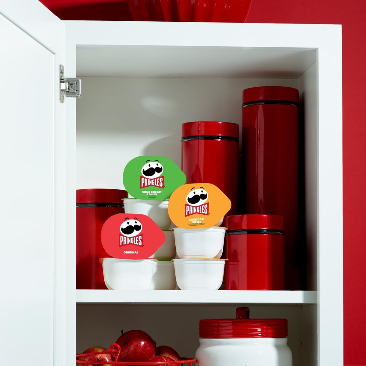 Pringles Potato Crisps Chips, Lunch Snacks, Snack Cups, Variety Pack, 19.3oz Box (27 Cups)