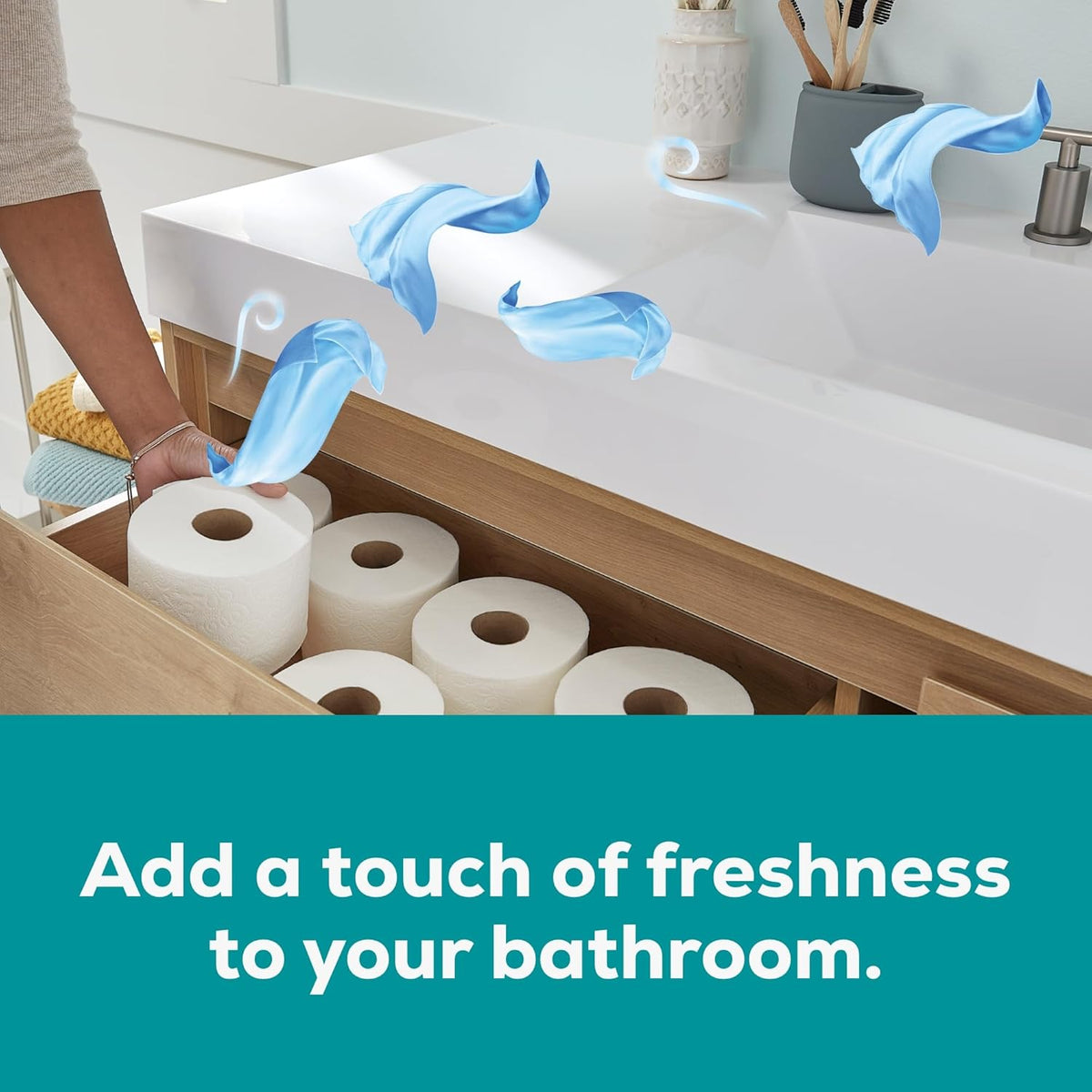 Angel Soft Toilet Paper with Fresh Linen Scented Tube, 8 Mega Rolls = 32 Regular Rolls, Soft and Strong Toilet Tissue