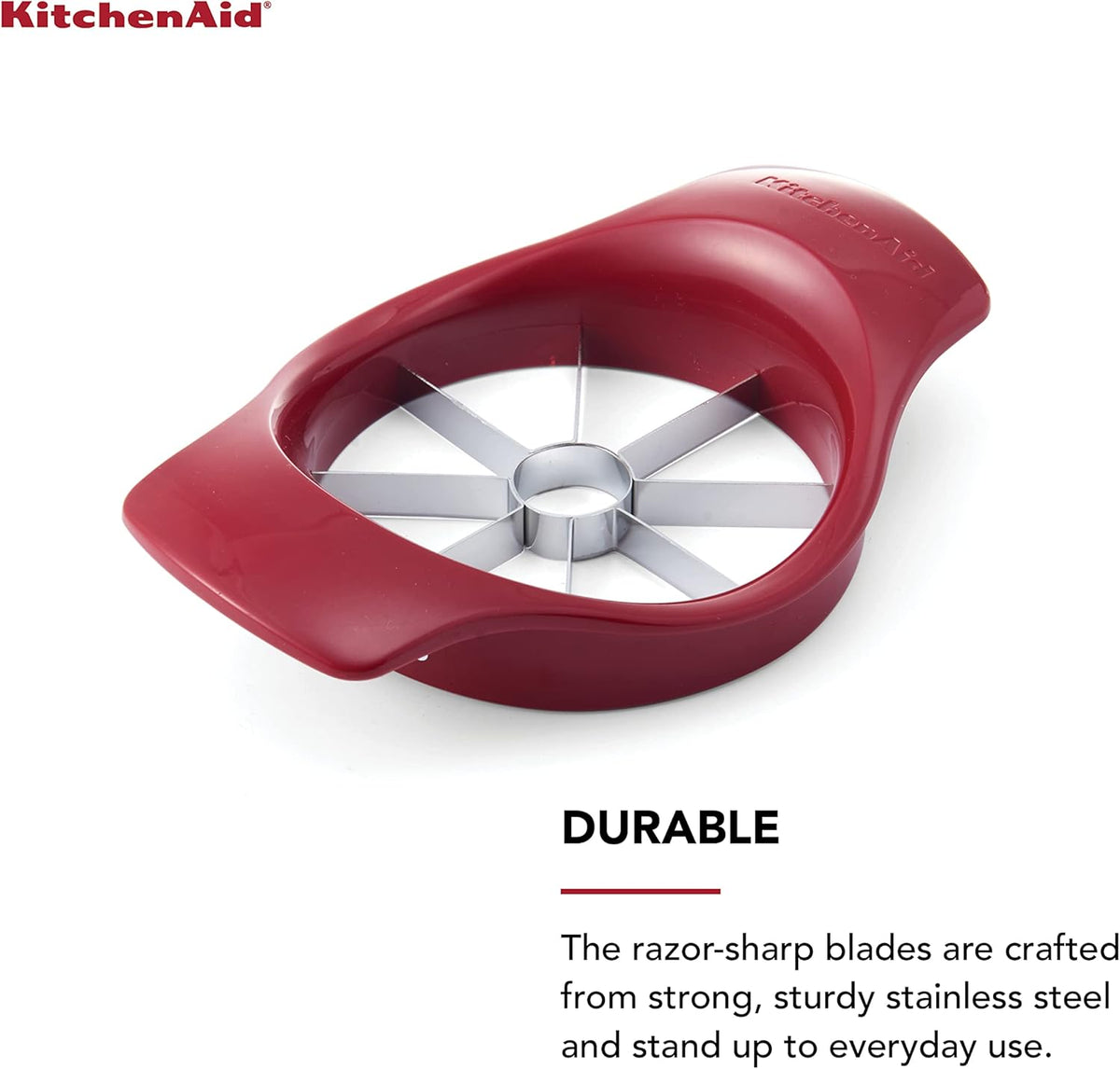 KitchenAid KE305OHERA Classic Fruit Slicer, One Size, Red