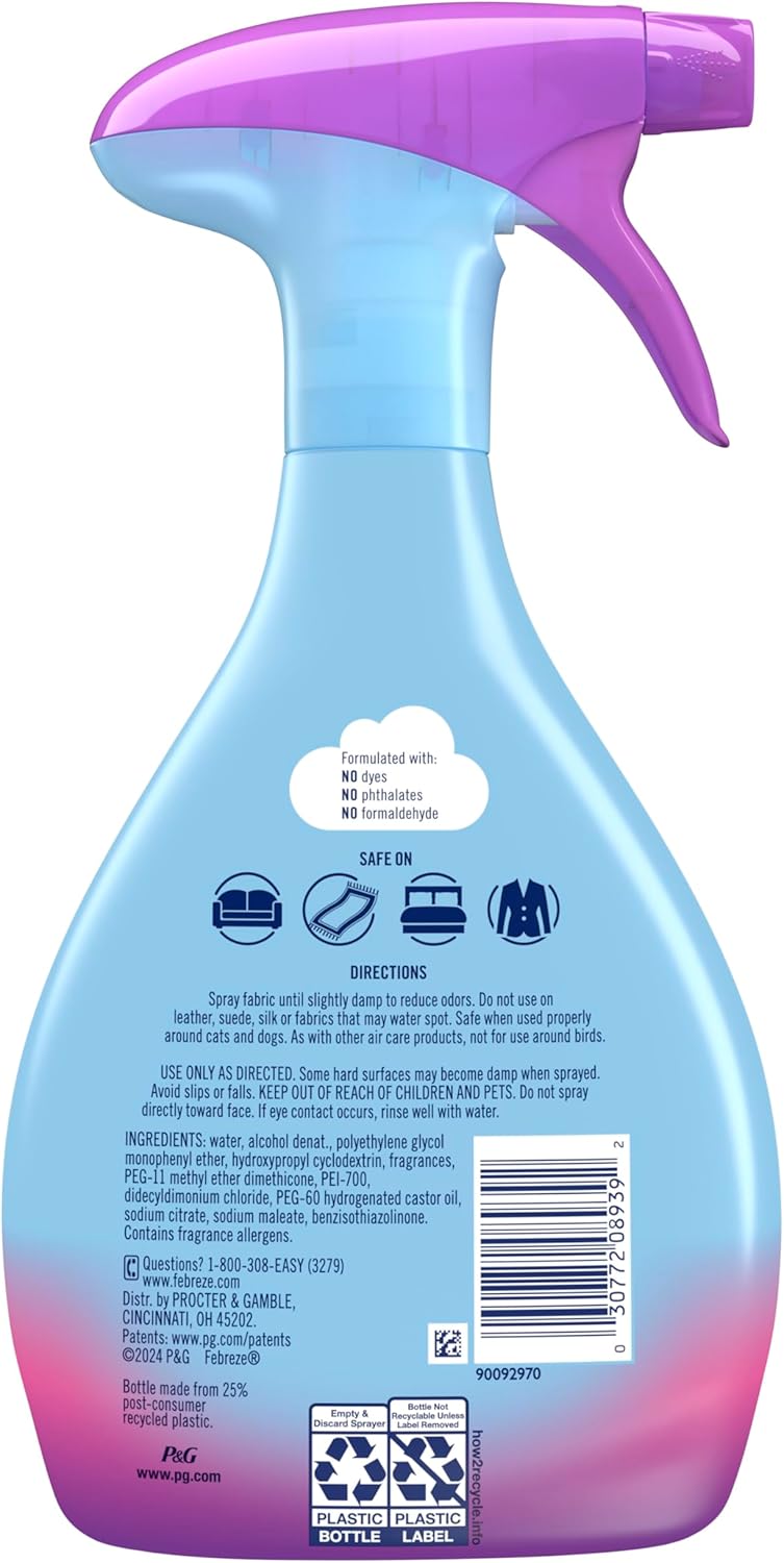 Odor-Fighting Fabric Refresher with Gain,Moonlight Breeze, 23.6 fl oz