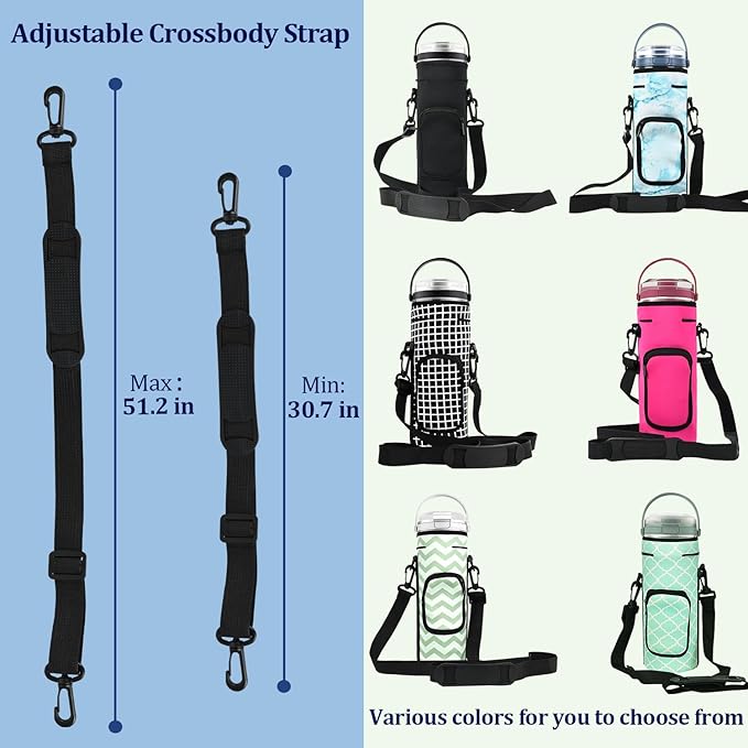 Storage Sleeve Bag for Ninja Blast Portable Blender with Shoulder Strap and Pocket Compatible with Ninja BC151NV/BC51NV/BC151BK/BC151CR/BC151EM/BC151PR/BC151WH Blast Portable Blender (black checkered)