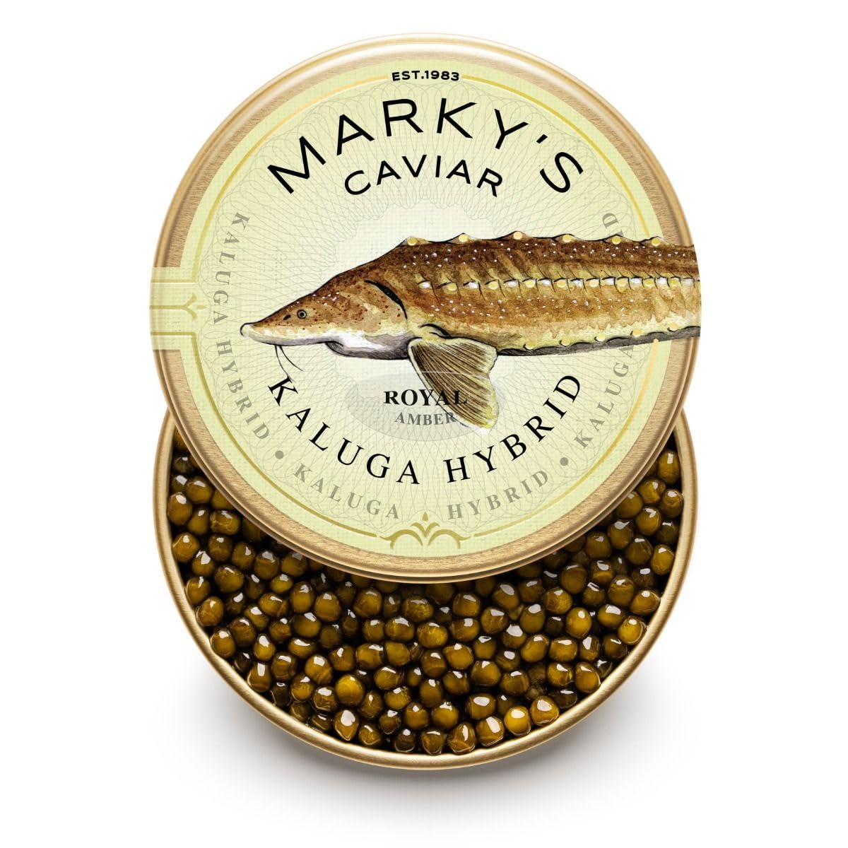 MARKY'S Caviar Tasting Gift Set – 4 x 0.5 oz + Blini, Spoon & Cooler Bag