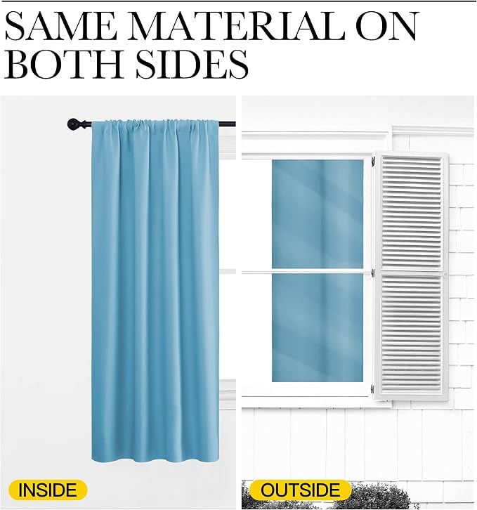 NICETOWN Blackout Curtains Window Draperies