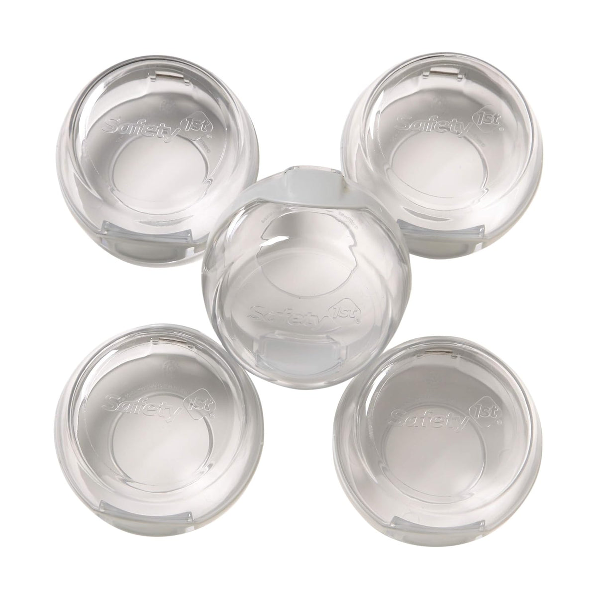 Safety 1st Child Proof Stove Knob Covers, Clear View Stove Knob Safety Covers (Set of 5)