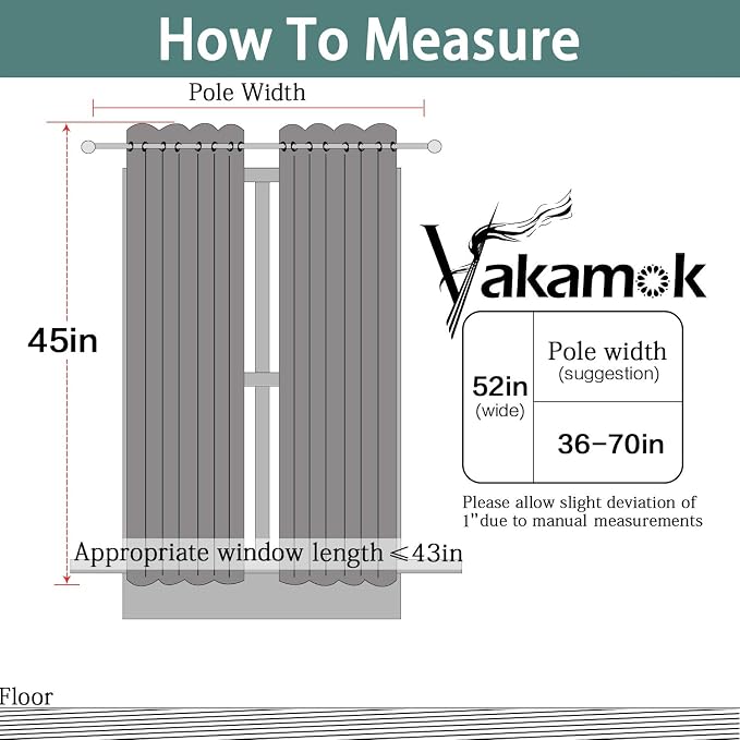 Yakamok 100% Blackout Curtains