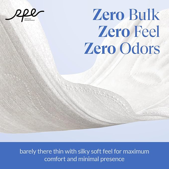 100% Organic Super Long Overnight Pads with Wings, Extra Heavy Sanitary Pad for Women Ultimate Absorbency, Ultra Thin Coverage Cotton Period Menstrual Pads (Extra Long Overnight, Size 6, 10ct)