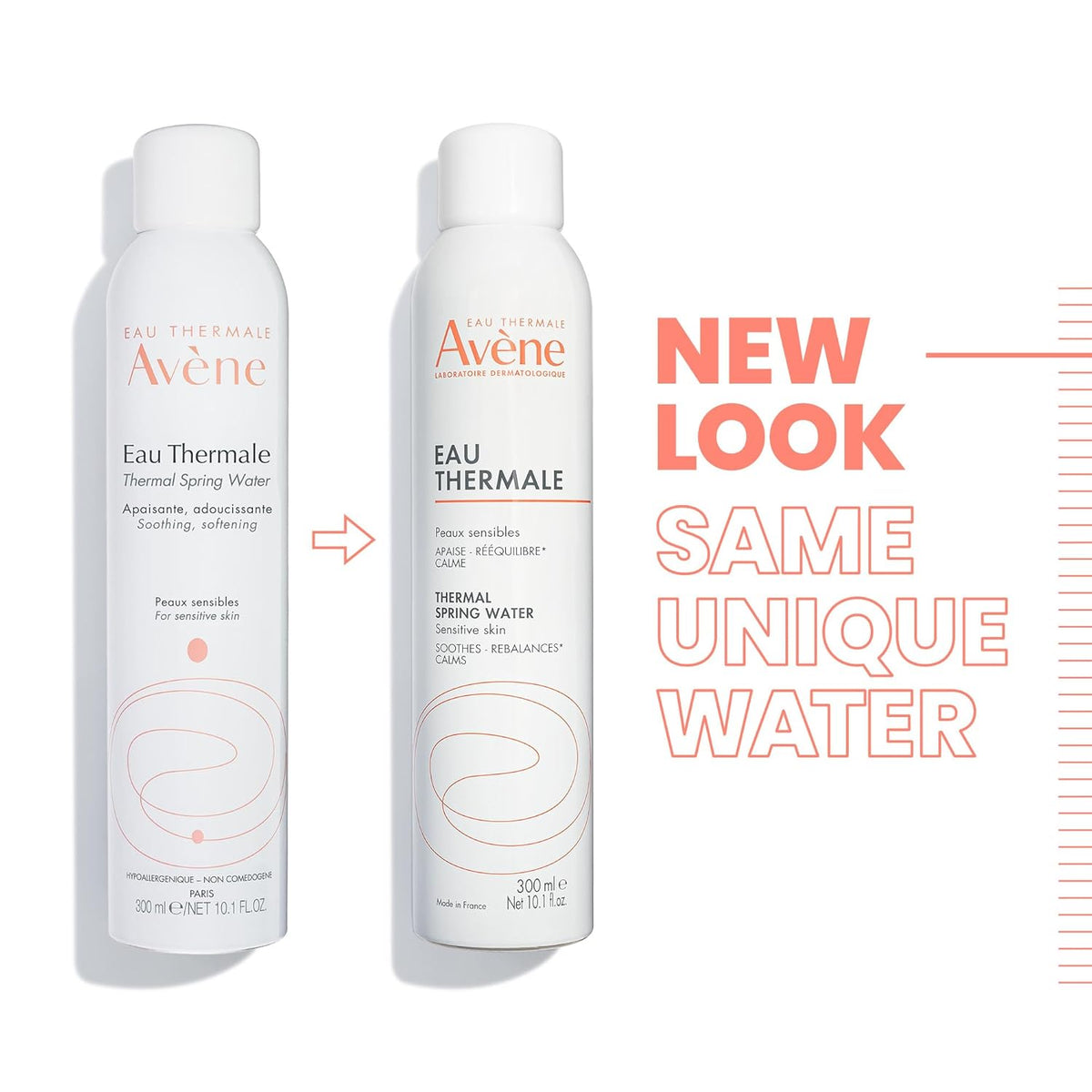 Avène Thermal Spring Water, Soothing Calming Facial Mist Spray for Sensitive Skin, Soothes, Softens + Calms Skin, Formulated with Mineral & Biological Properties
