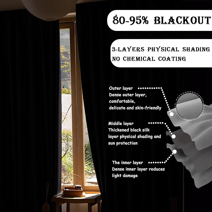 Room Divider Curtains for Ceiling Track Rod, 12.5 ft Wide x 9 ft Tall, 1 Panel