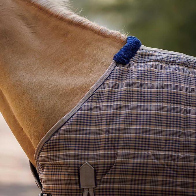 Country Pride Highland 1200D Lightweight Stable Blanket (72, Tan Plaid)