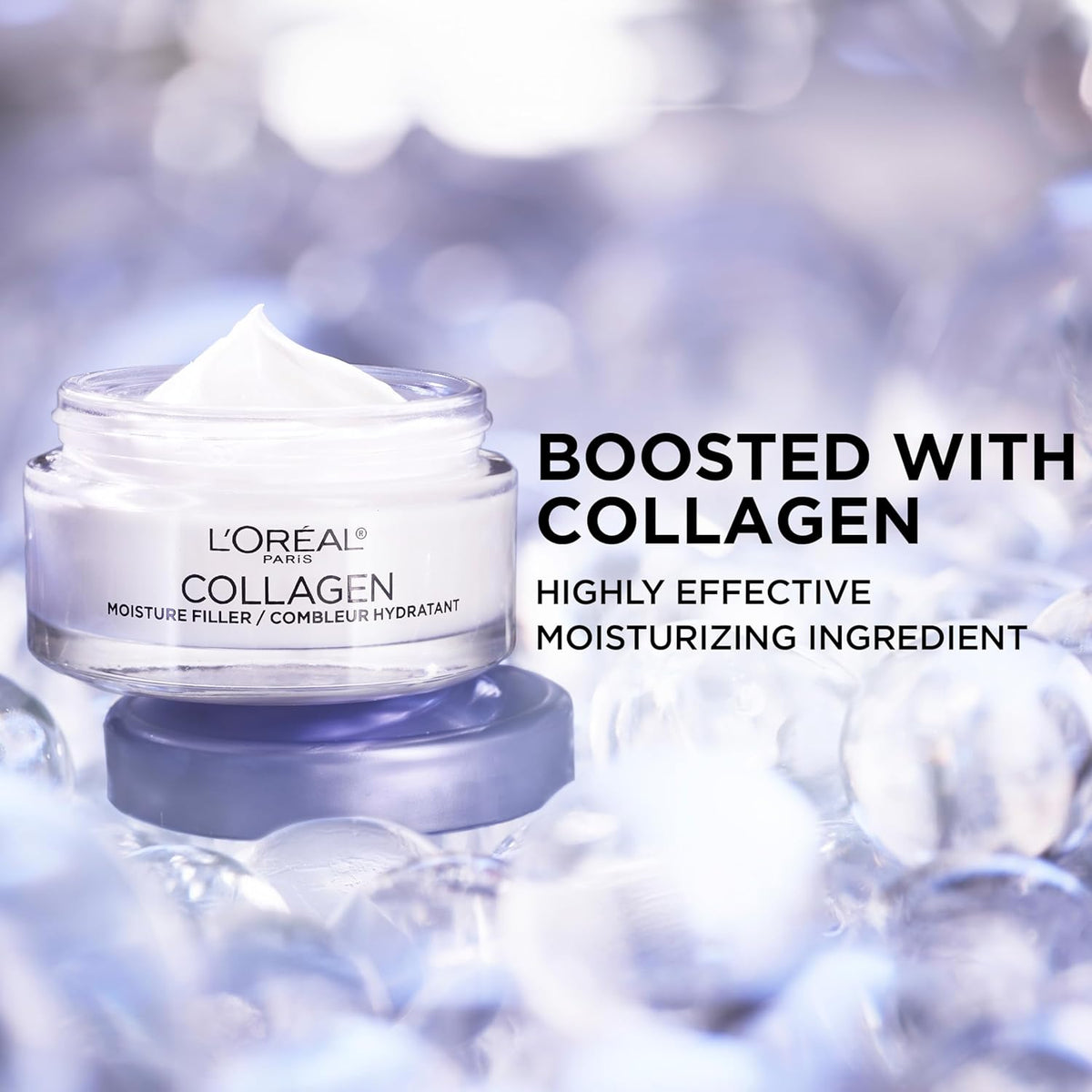 L’Oreal Paris Collagen Daily Face Moisturizer, Anti Aging Face Cream to Reduce Wrinkles and Provide Intense Hydration, 1.7 oz