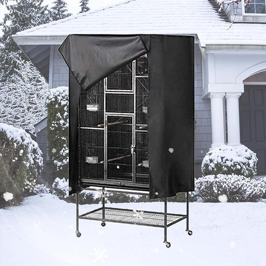Universal Bird Parrot Cage Cover - Large Night Birdcage Protector for Bird Rescue, Night Accessories Guard, Windproof & Waterproof