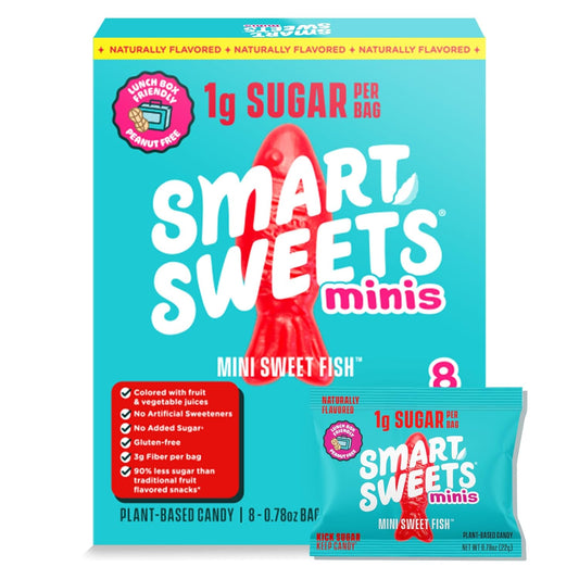 Smart Sweets Mini Sweet Fish Multipack, 6.24 Ounce