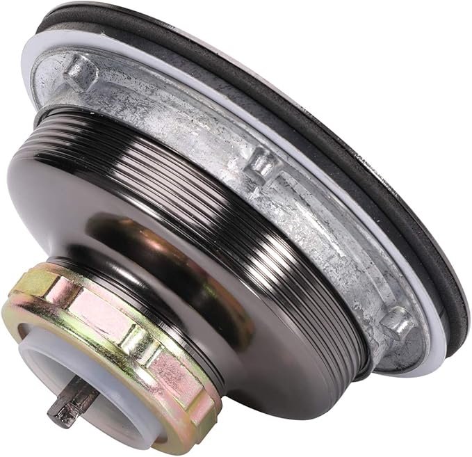 KONE 3-1/2 Inch Kitchen Sink Drain AC Assembly with Strainer Basket/Stopper, All Stainless Steel Antique Copper Durable and Rustproof