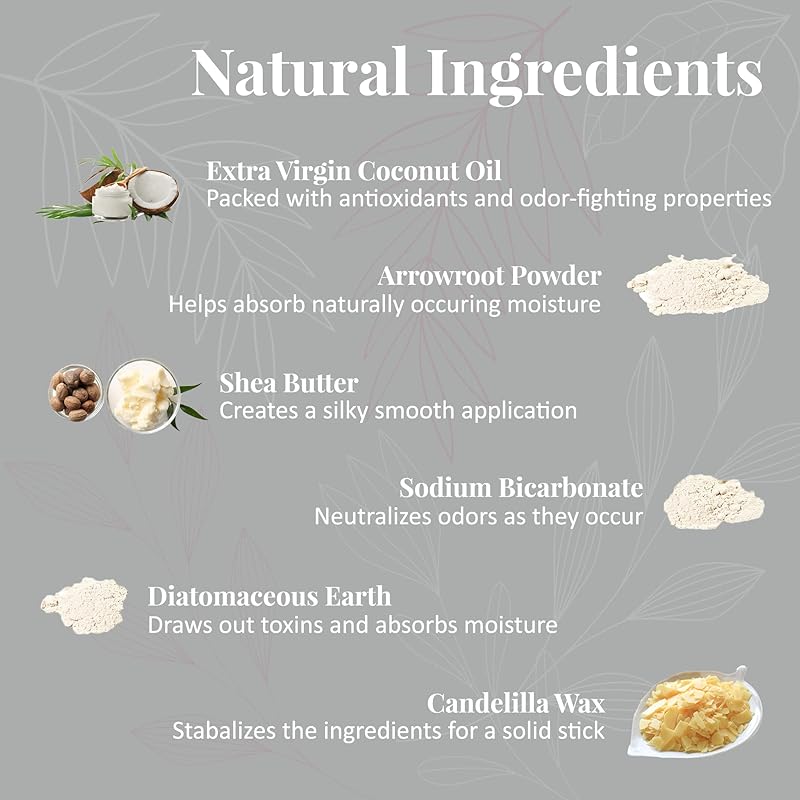 J&L Naturals Aluminum Free Deodorant for Men & Women | 100% Natural Ingredients With Coconut Oil, Shea Butter, & Essential Oils | Sustainable, Eco-Friendly (Peppermint & Bergamot, 3.0 Oz (Pack of 2))