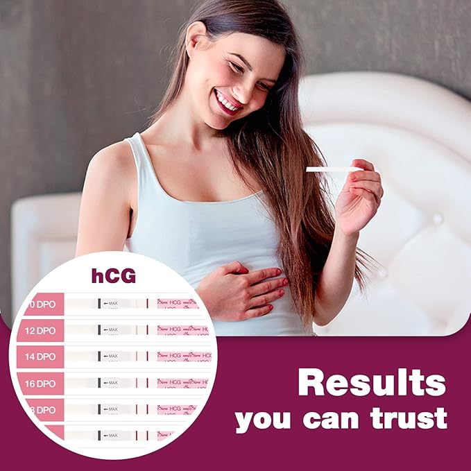 Easy@Home 20 Pregnancy Test Strips & Pregnancy Test Sticks: Early Detection & Reliable 5 Count