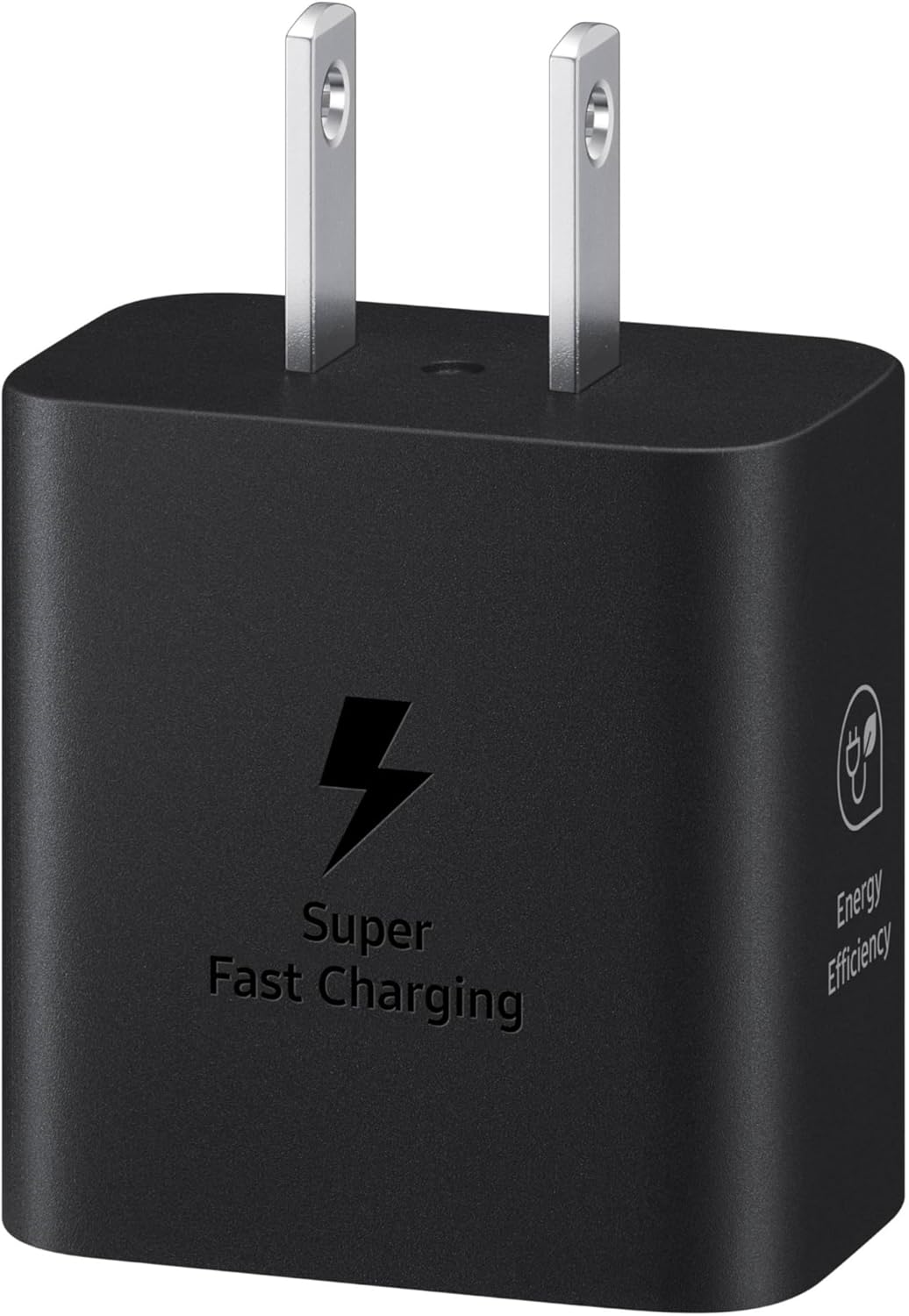 25W Wall Charger Power Adapter, Cable Not Included, Super Fast Charging, Compact Design, Energy Efficient, Compatible with Galaxy and USB Type C Devices, Black