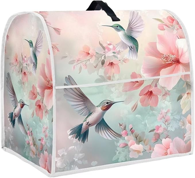 Hummingbird Stand Mixer Cover Universal Fits Appliance Covers for Kitchen Counter with Handle & Pockets Liquid Splash-Proof Dust Protector Compatible with 6-8 Quart Juicers