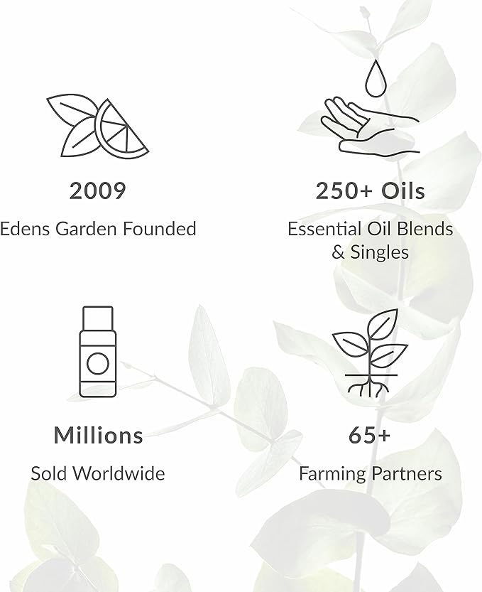 Edens Garden Floral Essential Oils 6 Set – 100% Pure Therapeutic Grade Blends: Geranium, Lavender, Magnolia, Tangerine, Jasmine, Ylang Ylang – No Fragrance Oil - Ideal For Home Diffuser, 10 ml/ 6 Pack