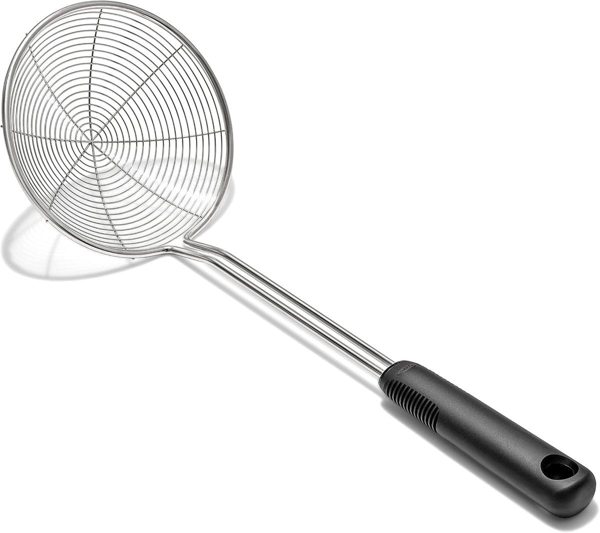 OXO Good Grips Stainless Steel Spider Scoop & Strain Skimmer,Black