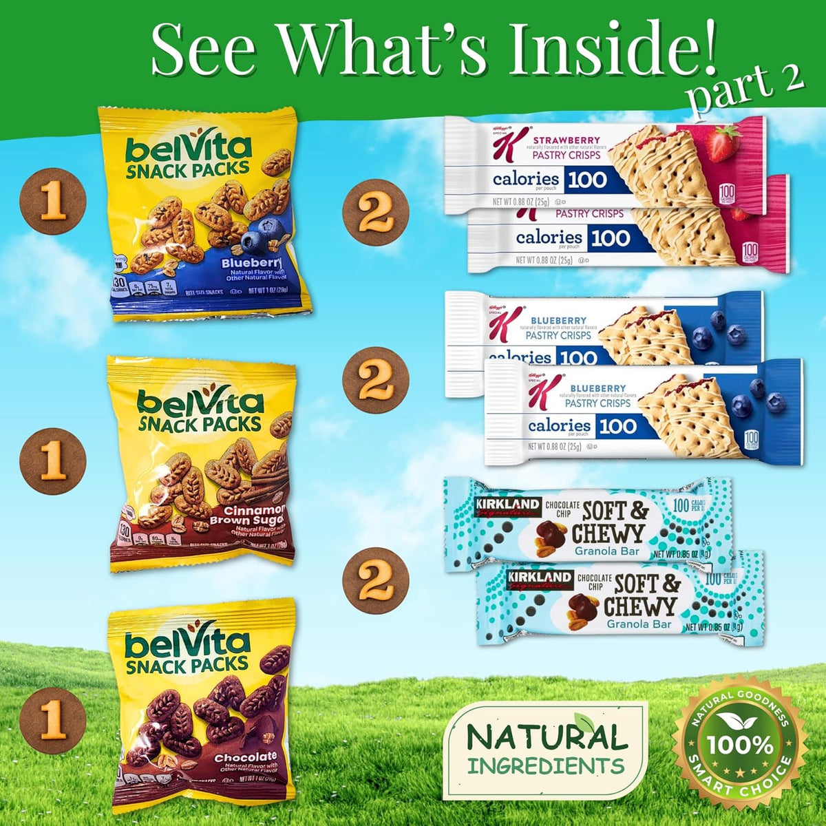 Healthy Snack Variety Box for Adults - Deluxe Assortment with Granola Bars, Nut Mixes, and Fruit Snacks for Families, Office, Gifts, and Travel (28 Count)