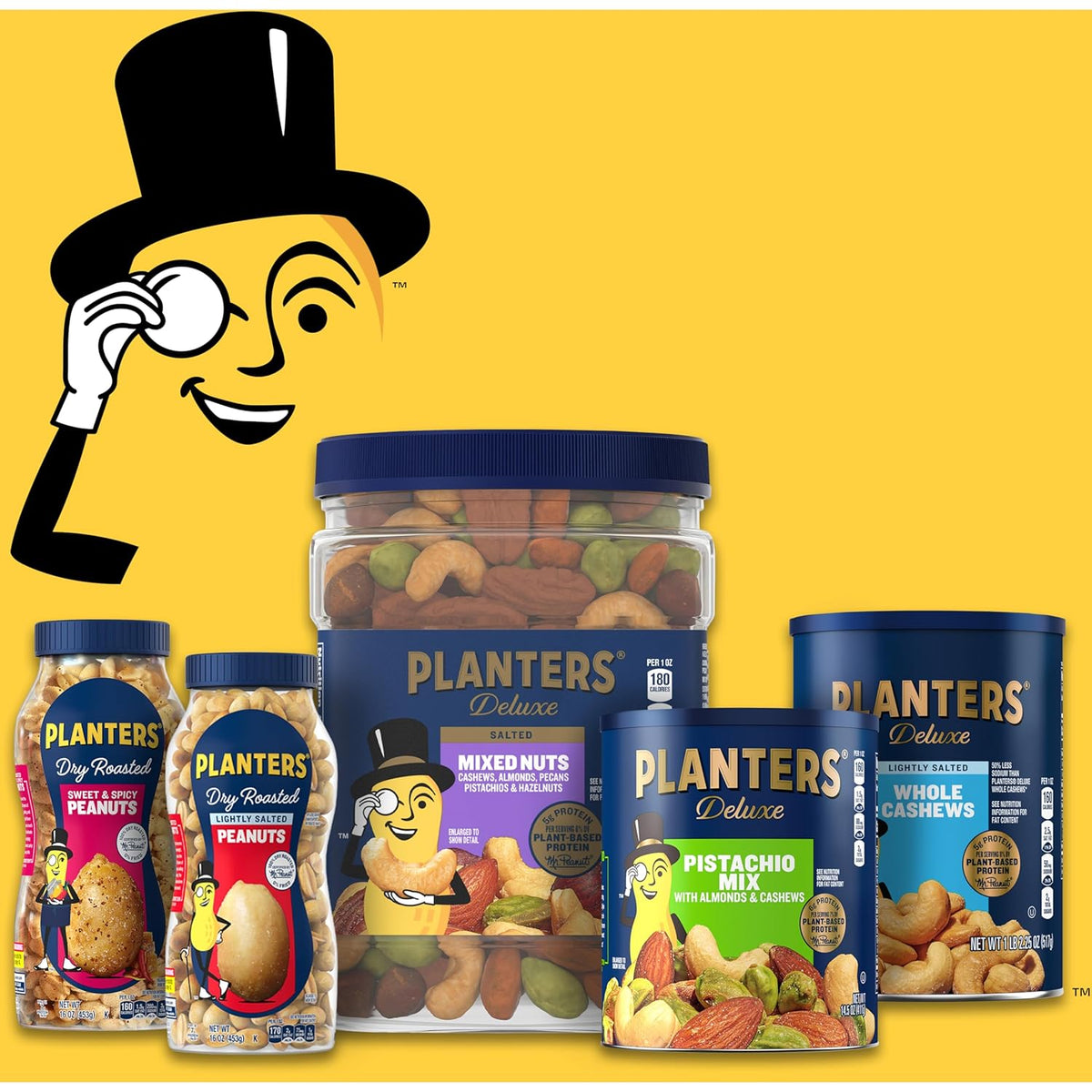 PLANTERS Cashews Dill Pickle - Trail Mix Snack Packs - Snacks with Dill Pickle, Snack Pack, Party Trail Mix, 5 Oz Bag, Pack of 1