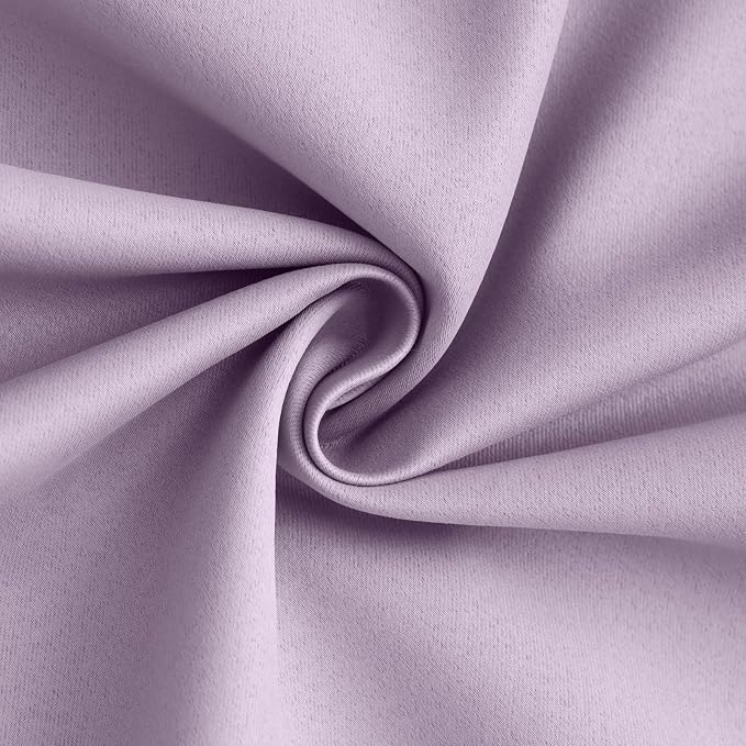 Yakamok 100% Blackout Curtain Panels 72 inches Cold and Light Blocking Drapes