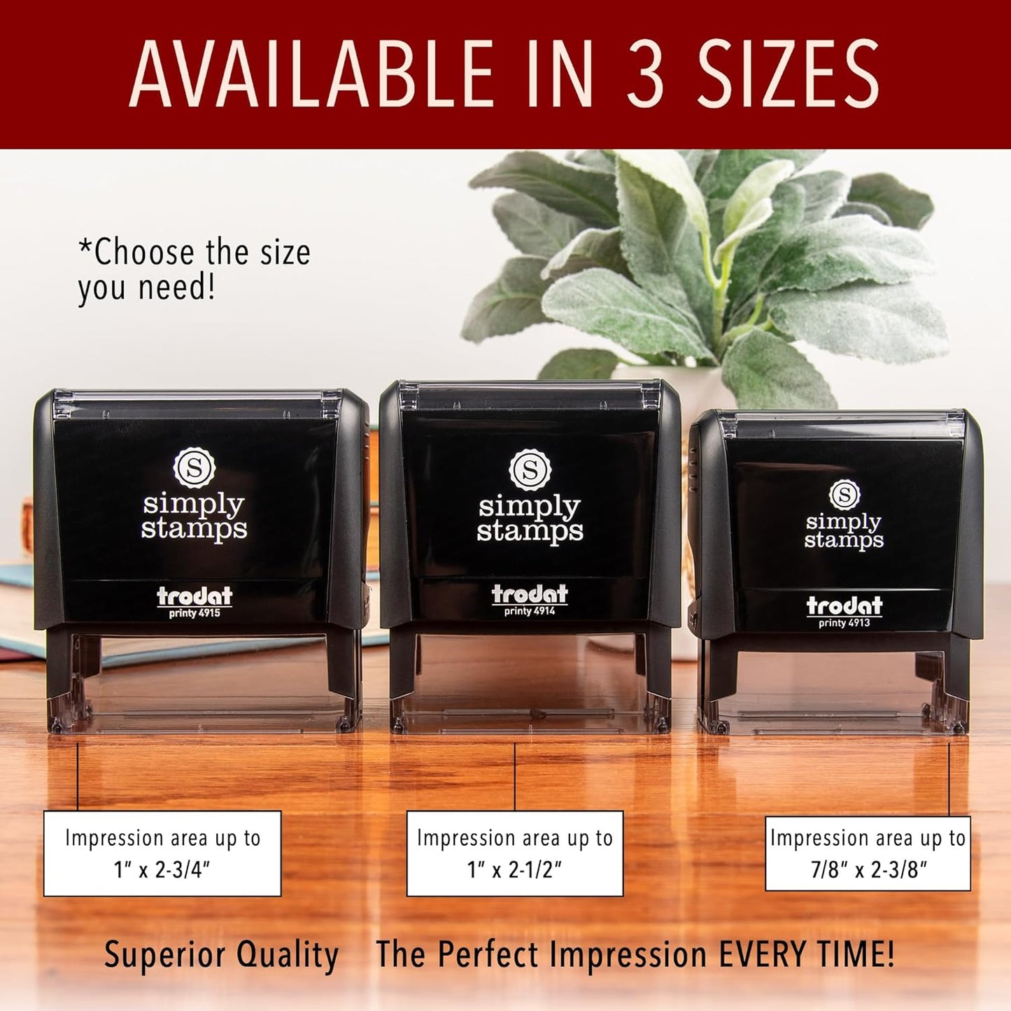 Custom Self-Inking Classroom stamps | 49 Fun Phrases | Grade Stamps (Un-be-Leaf-able!, Xtra Large)