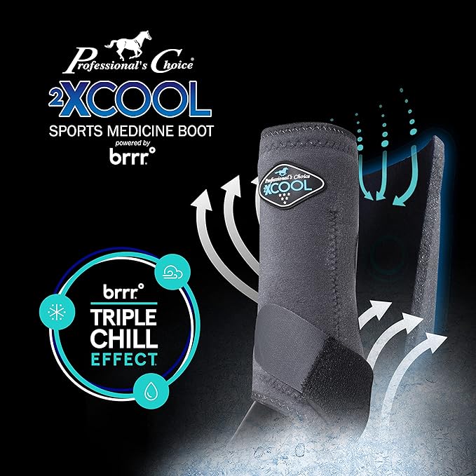 Professional's Choice 2XCOOL Sports Medicine Horse Boots | Protective & Breathable Design for Ultimate Comfort, Durability & Cooling in Active Horses | 2 Pack Medium Raspberry