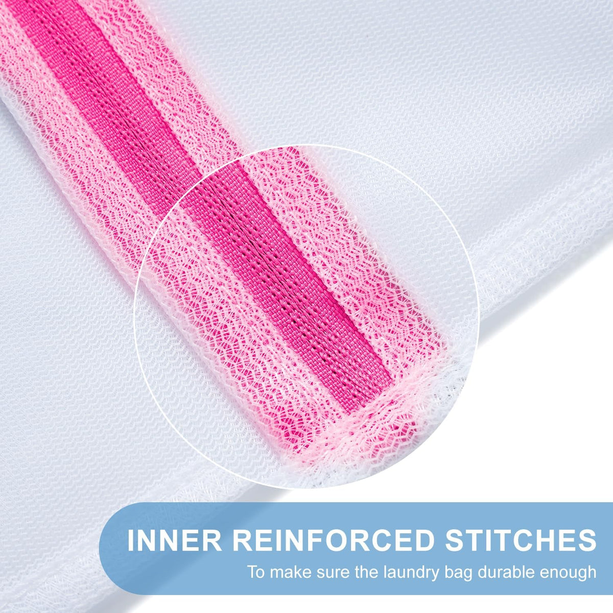 BAGAIL Laundry Bags Mesh Wash Bag for Intimates Lingerie and Delicates, 5Pcs (1XL,2L,2M)