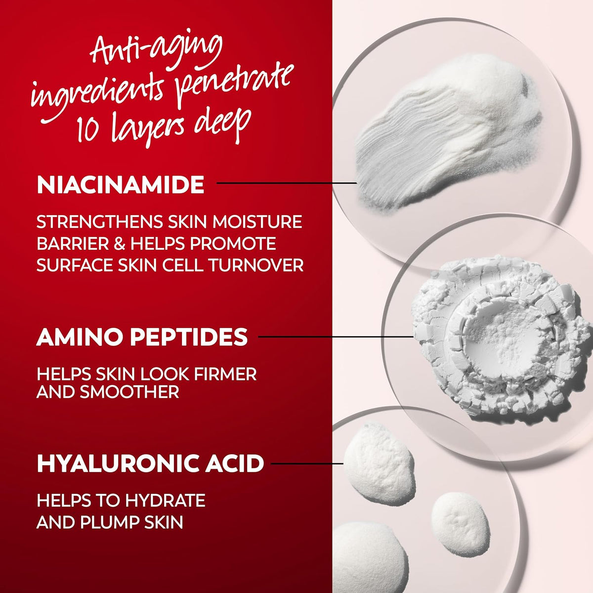 Olay Face Moisturizer, Regenerist Micro-Sculpting Facial Cream for Women - Instant Hydration, Anti-Aging, Anti-Wrinkle, Firming Skin Care - Hyaluronic Acid, Niacinamide, Amino Peptides, 1.7 Oz