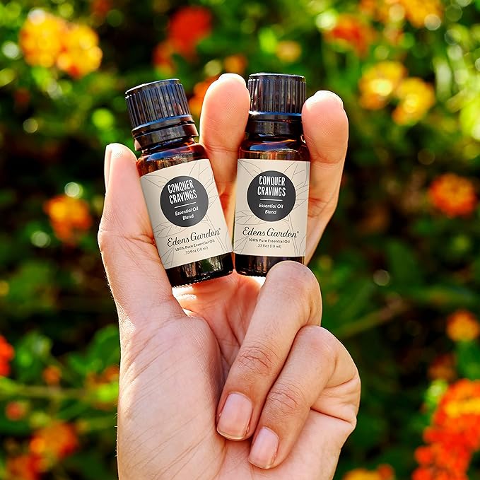 Edens Garden Conquer Cravings Essential Oil Blend- 100% Pure Premium Grade, Undiluted, Natural, Therapeutic, Aromatherapy, The Best for Skin, Humidifiers, Kid Safe 30 ml (1 fl oz)