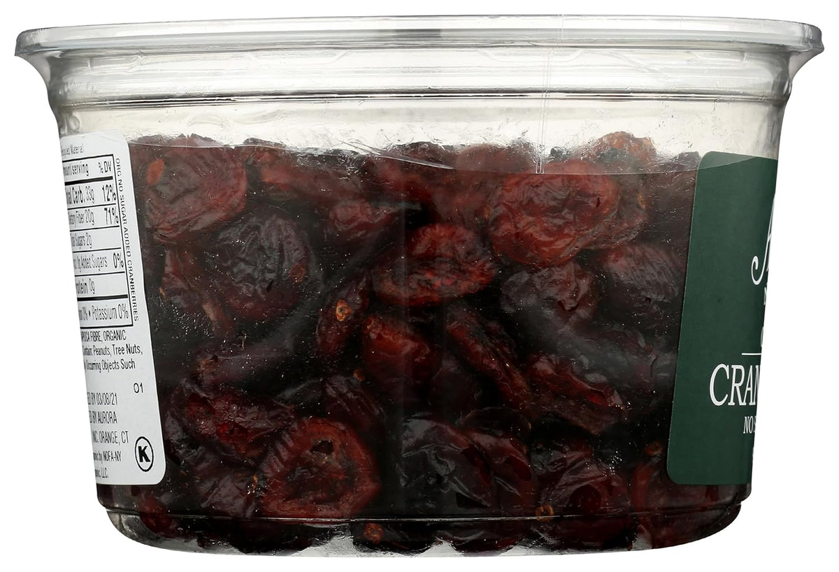 Aurora Products Organic Dried Cranberries, 9 OZ