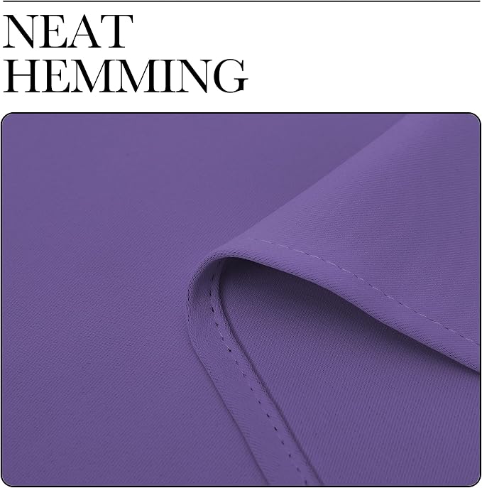 NICETOWN RV Blackout Curtains for Camper Windows, Lilac Purple, Kitchen Curtains