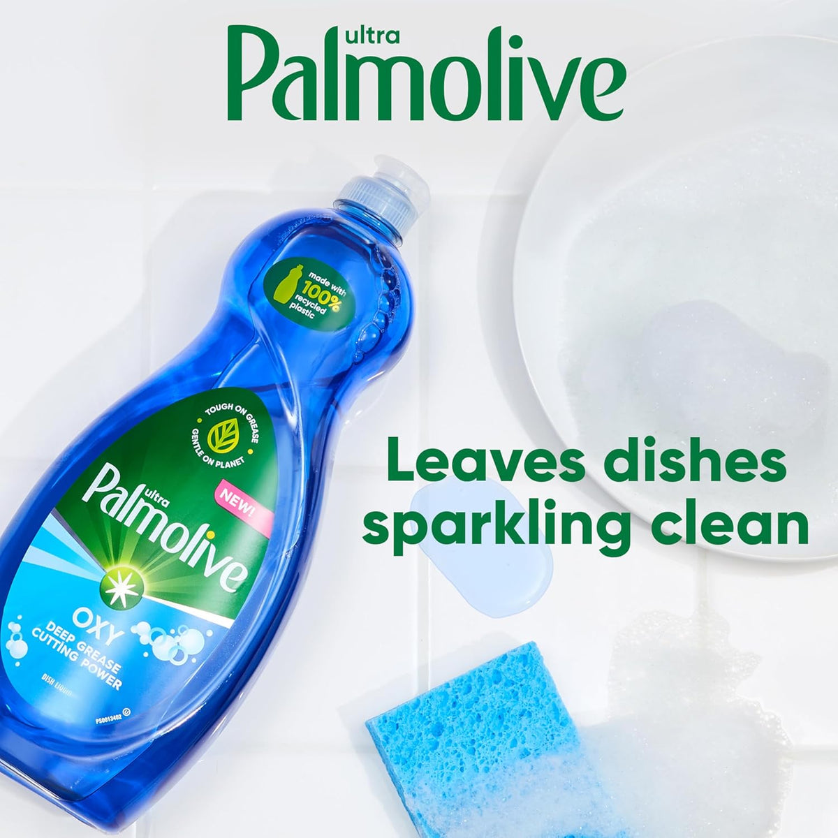 Palmolive Ultra Dishwashing Liquid Dish Soap, Oxy Power Degreaser - 32.5 Fl Oz (Pack of 4)