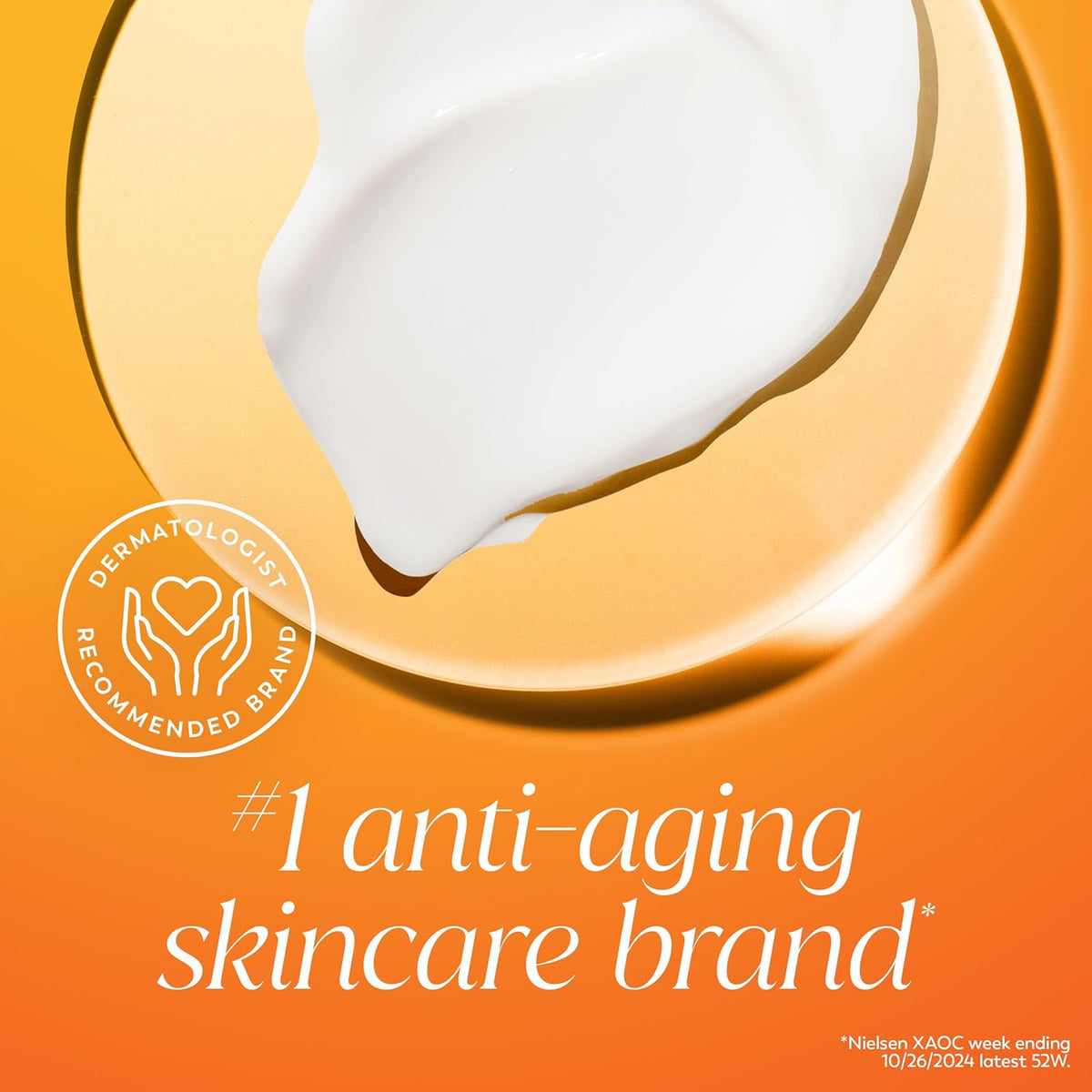 Olay Vitamin C MAX Face Moisturizer, Brightening Cream for Women, Hydrating, Evens Tone, Dark Spot & Hyperpigmentation Reduction, Glowing Skin Care - Niaciniamide, Peptides 1.7 Oz