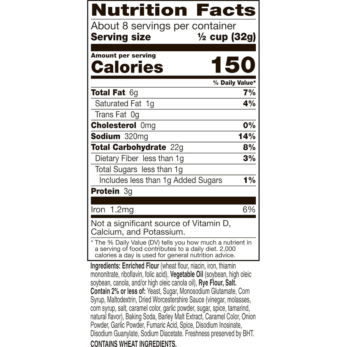 Gardetto's Snack Mix, Original Recipe, Snack Bag, 8.6 oz