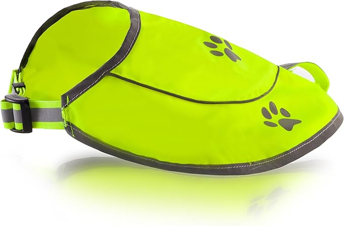 Dog Hunting Vest Reflective Dog Vest - Dog Safety Vest with Elastic Strap, Comfortable Dog Reflective Vest, Reflective Dog Safety Jacket High Visibility Vest for Dogs