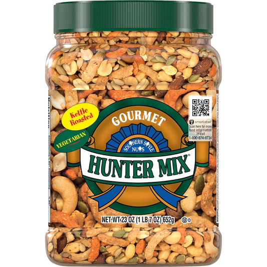Southern Style Nuts Gourmet Hunter Bulk Trail Mix, 23 oz (Pack of 1), Sesame Sticks, Roasted Peanuts, Sunflower Kernels, Almonds, Cashews & Pepitas, Mixed Nuts, Snacks for Adults & Kids