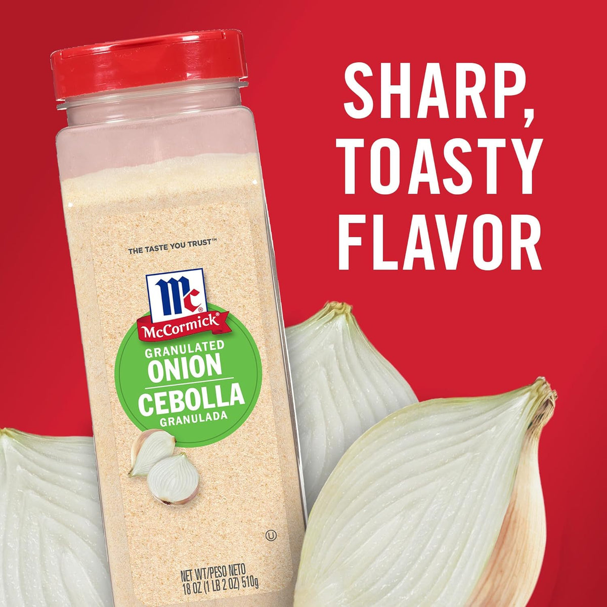 McCormick Granulated Onion, 18 oz