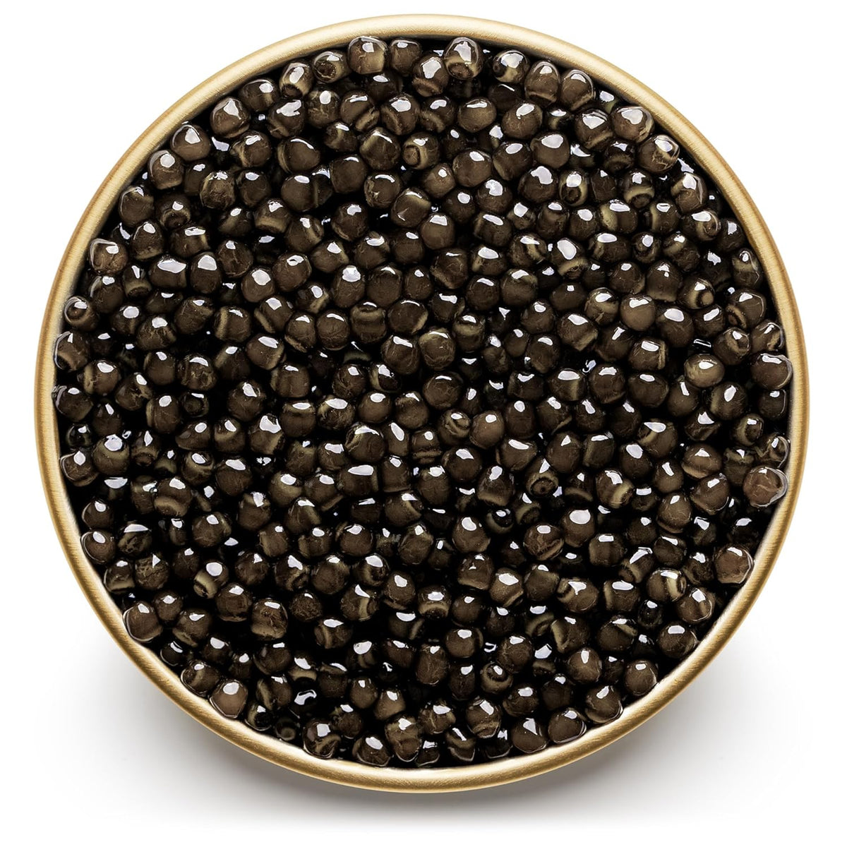 MARKY'S Beluga Hybrid Black Caviar - 1 oz / 28 g - Premium HUS BAE Beluga Sturgeon Malossol Black Roe Caviar - GUARANTEED OVERNIGHT