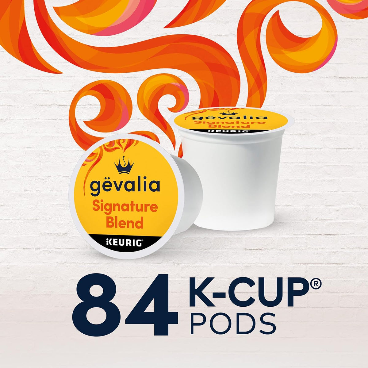 Gevalia Signature Blend Mild Light Roast K-Cup Coffee Pods, 84 ct Box