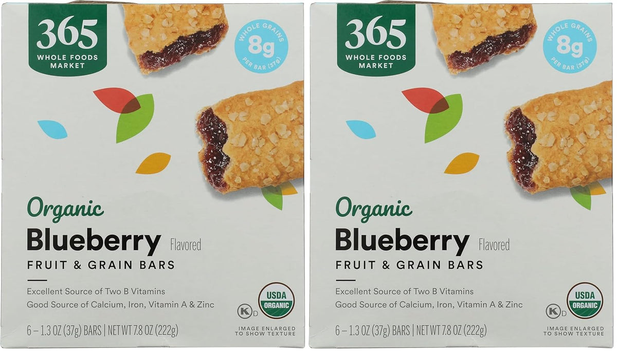 365 by Whole Foods Market, Organic Strawberry Cereal Bar 6 Count, 7.8 Ounce