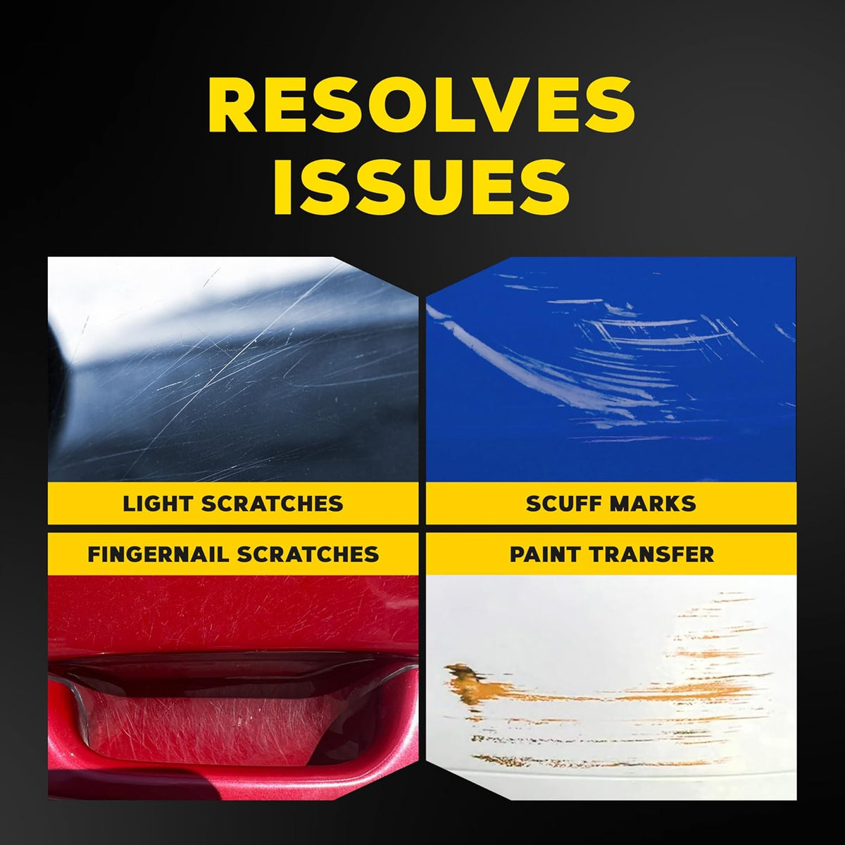 Meguiar’s Quik Scratch Eraser Kit, Car Scratch Remover for Fixing Surface Blemishes, Includes ScratchX, Drill-Mounted Pad, and Microfiber Towel, Great Car Gifts for Men and Women