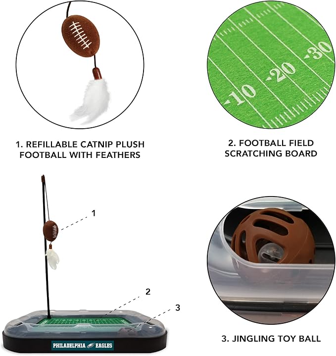 Pets First Philadelphia Eagles Cat Scratcher